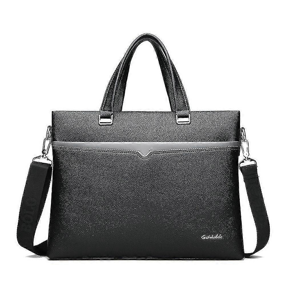 رجال رجال حقيبة رجالية جلد حقيبة يد حاسوب كتف حقيبة