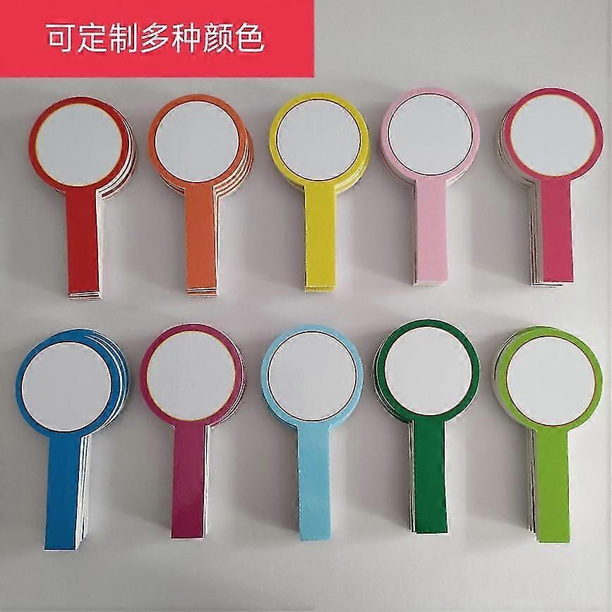 20pcs Blank Scoreboard Handheld Scoreboard Dry Erase Paddle Mini Handheld Blank Writing Board
