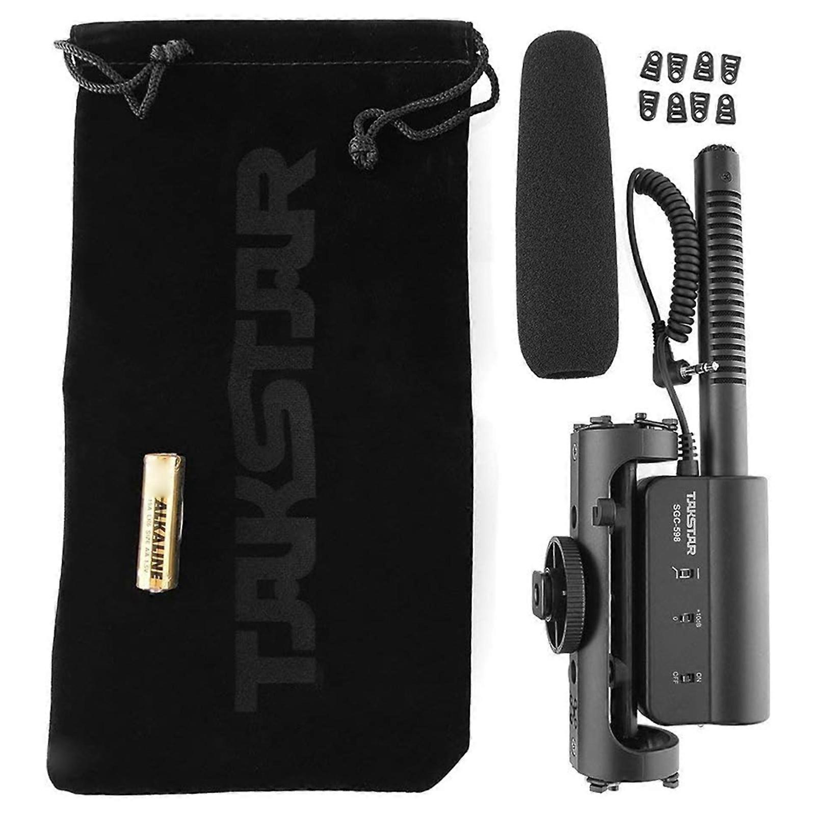 Camera Microphone Portable Condenser Interview Microphone for DSLRs Cameras Camcorders