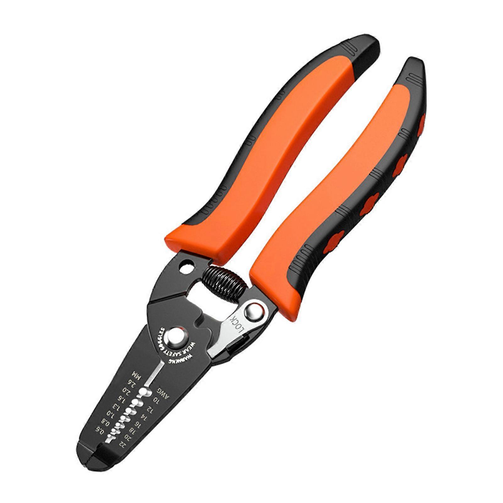 Electrical Wire Stripping Tool Easy Operation with Precision Crimping Function Suitable for Cutting and Pulling Wires