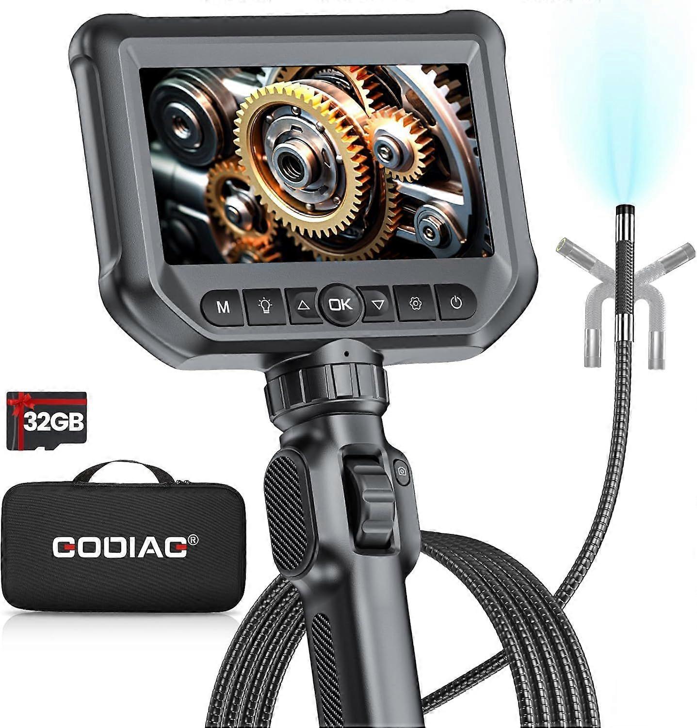 High quality brand new  Two-Way Articulating Borescope Camera with Light