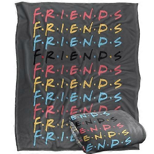 Cobertor com Logo Empilhado Friends