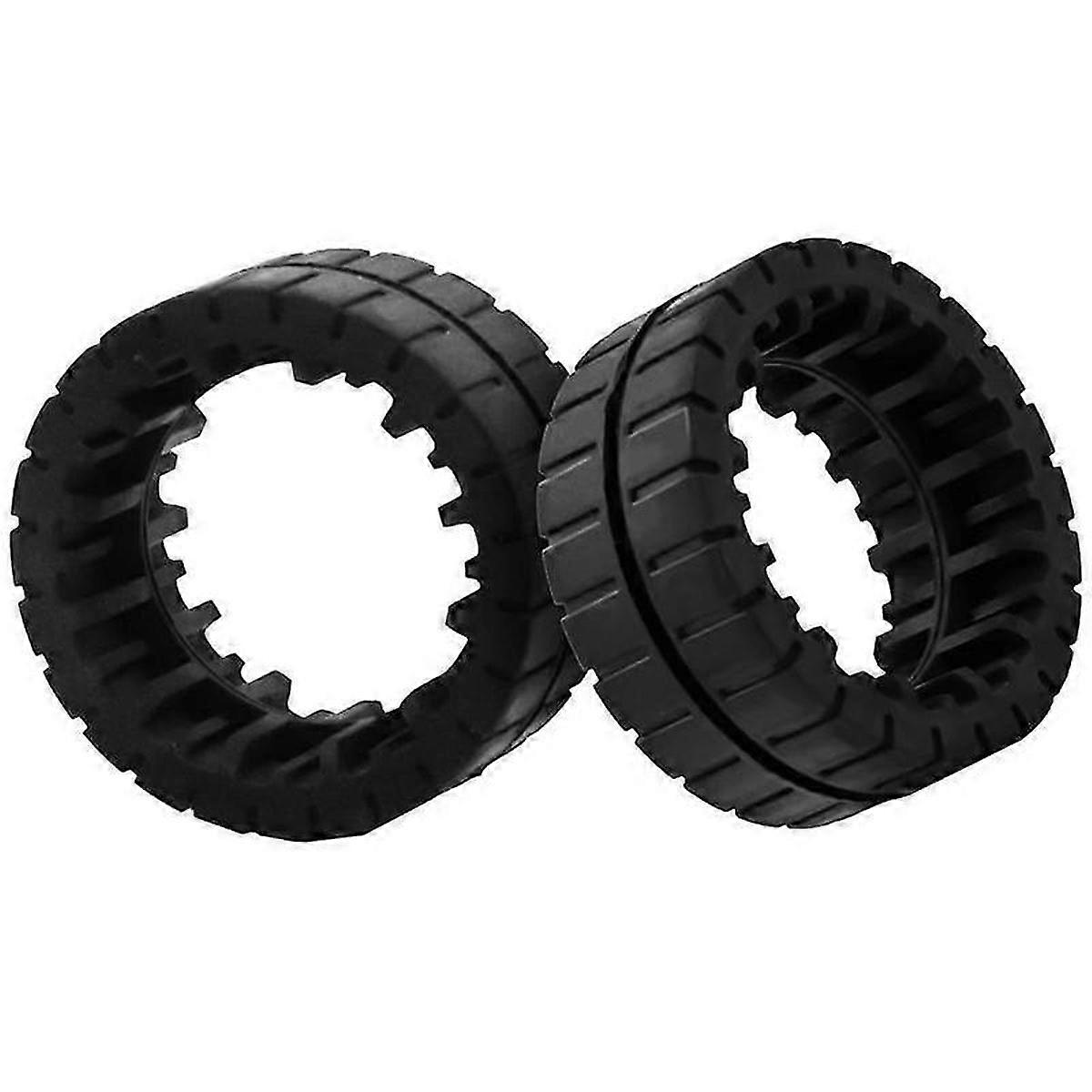 suitable for 2 non-slip replacement wheel tires for robot mop