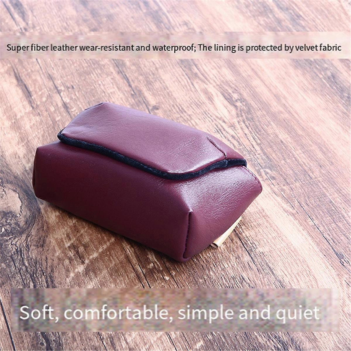 Retro PU Leather Camera Bag Water Case Cover for C