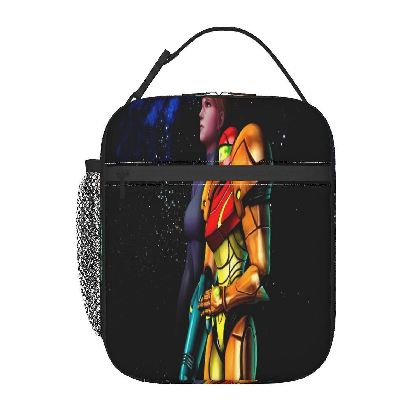 a145 Metroid Lunch Bag with Integrated Smart Lock, Protect Your Food with PIN Code Security System r145