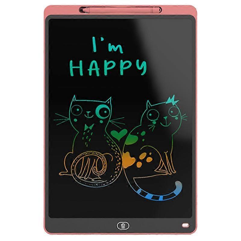 Kinder LCD Schreibtafel 16 Zoll Rosa / Farbe Schreiben