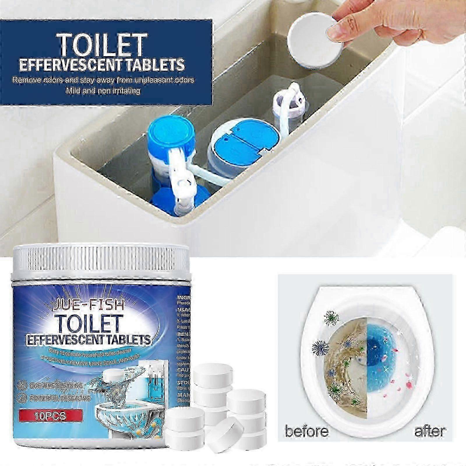 Toilet Effervescent Tablet, Toilet Clean Urine Stains Dirt Toilet Deodorization Remove Odor Effervescent Tablet