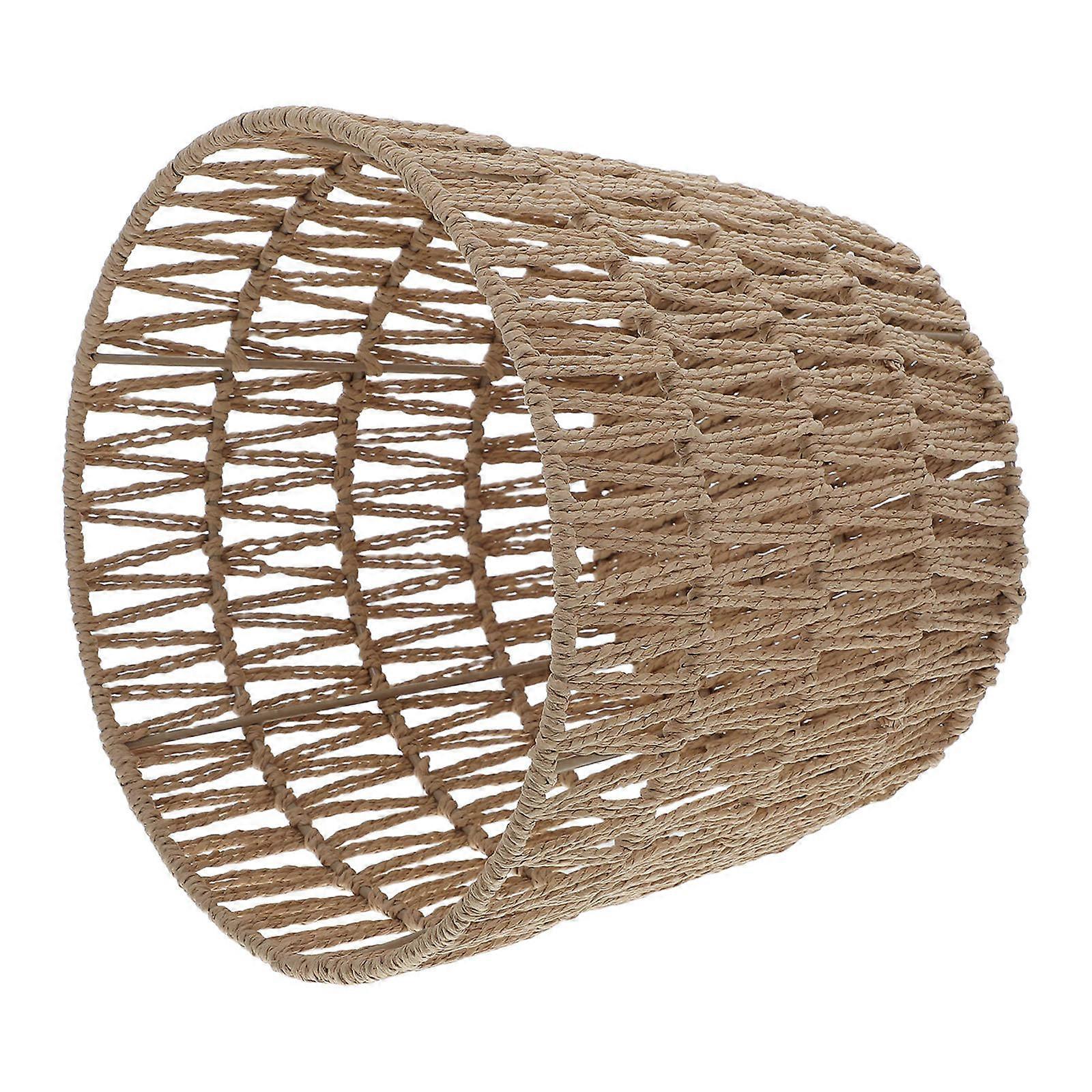 Stylish Paper String Basket, Bedroom Wastebasket, Versatile Desk Accessory
