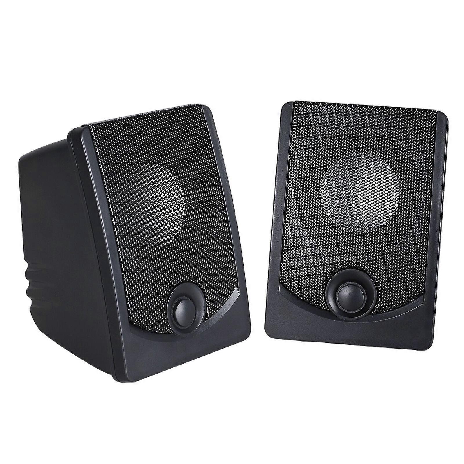 USB Desktop Speaker Computer Speaker Clean Output 60Hz-15KHz Frequency Loudspeaker Enhances Sound and Easy to Use