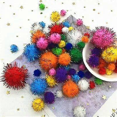 Pompom Ball 100 Pcs Mix Colors 12g Each For DIY Craft Supplies