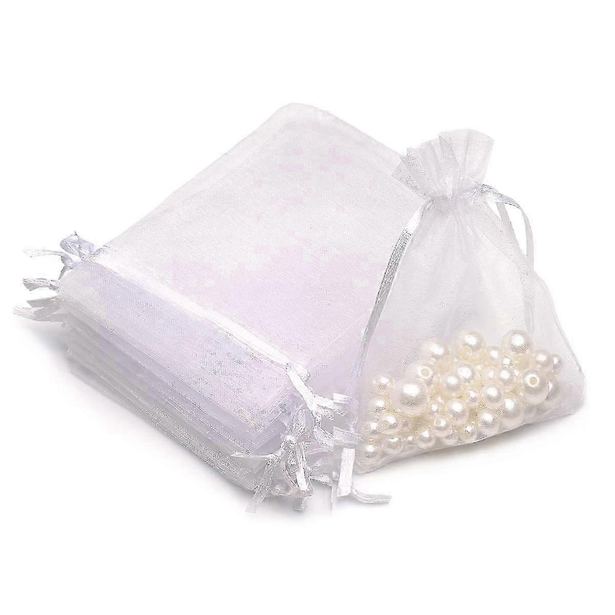 Sacos de Cordão de Organza de 3,15x4 polegadas para Eventos (Pacote de 10)
