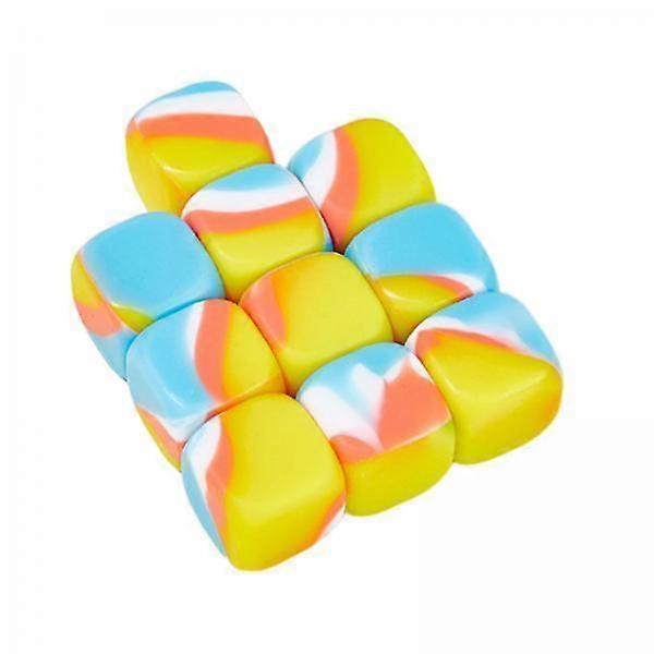 4x10x Blank Dice, 16MM Dice Cubes, DIY Dice, Six Sided Dice for Board Games, DIY