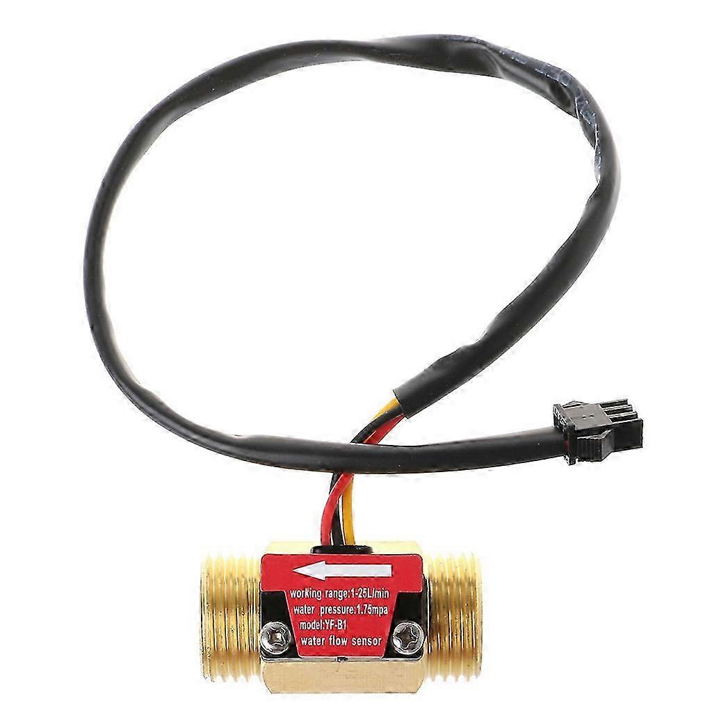Flow Sensor G1/2' Water Flow Hall Sensor Switch 1-25L/min Flow Meter