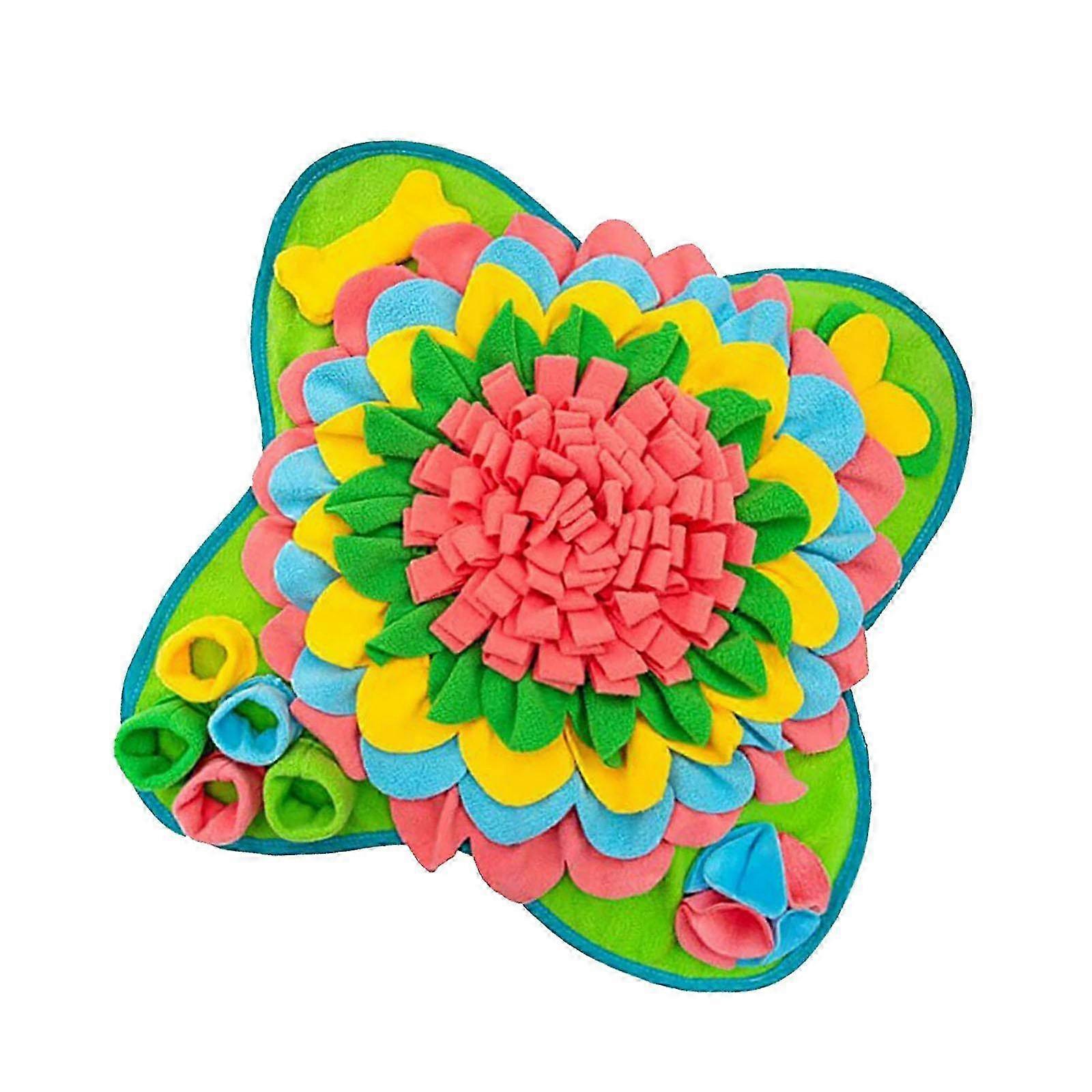 Durable Foraging Mat for Dogs Encourages Foraging Skills and Slow Eating, Ideal Puzzle Toy for Smell Training and Feeding Activities