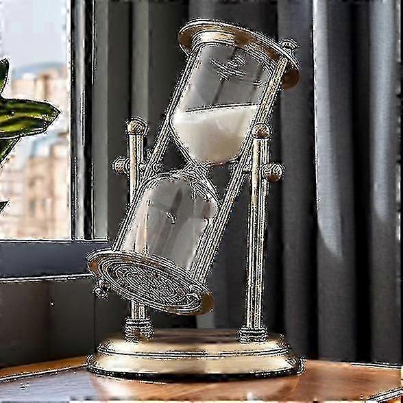 Vintage 15 Minute Hourglass, 360 Rotating Sand Timer Clock, 15 Min Glass Compatible with Certain Brands