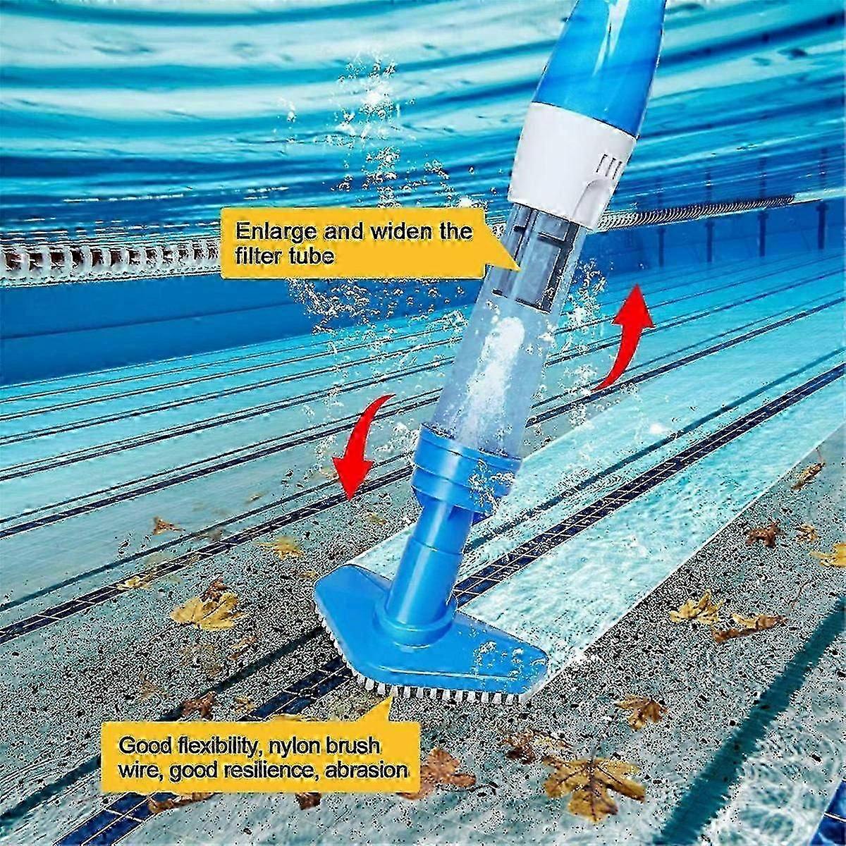 3in1 Cordless Rechargeable Pool Vacuum,Handheld Pool Cleaner Ideal for Spas,Hot Tubs and Small Pools