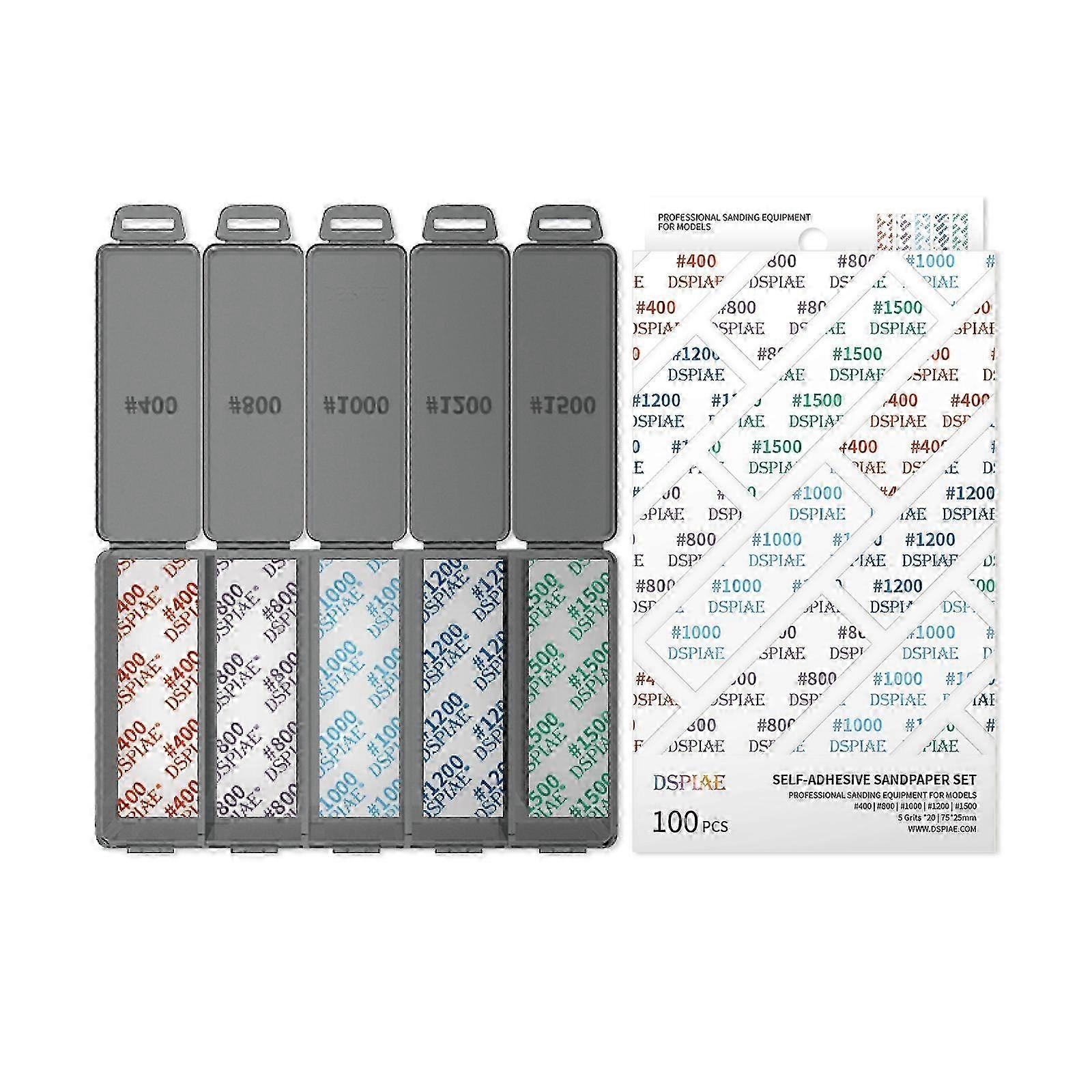 DSPIAE DSP-S01 Self-adhesive Sandpaper Set For Model #400 #800 #1000 #1200 #1500