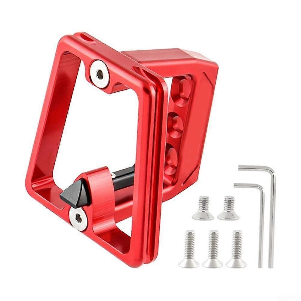 Brompton Front Beam Block Adapter Aluminum Alloy Frame Mount for 3 Hole Setup (Red) rot