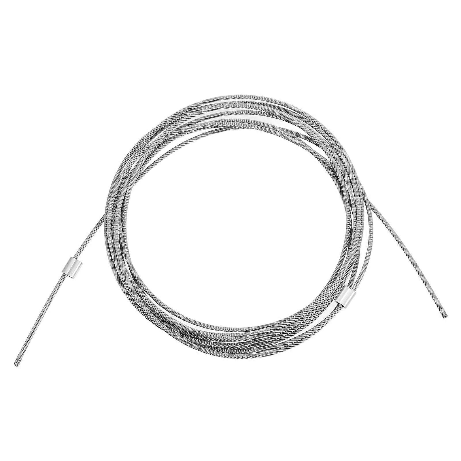 Heavy Duty Steel Garage Door Cable for Height Adjustment and Pull Cord Replacement – Durable Lifting and Lowering Solution for Standard Garage Doors