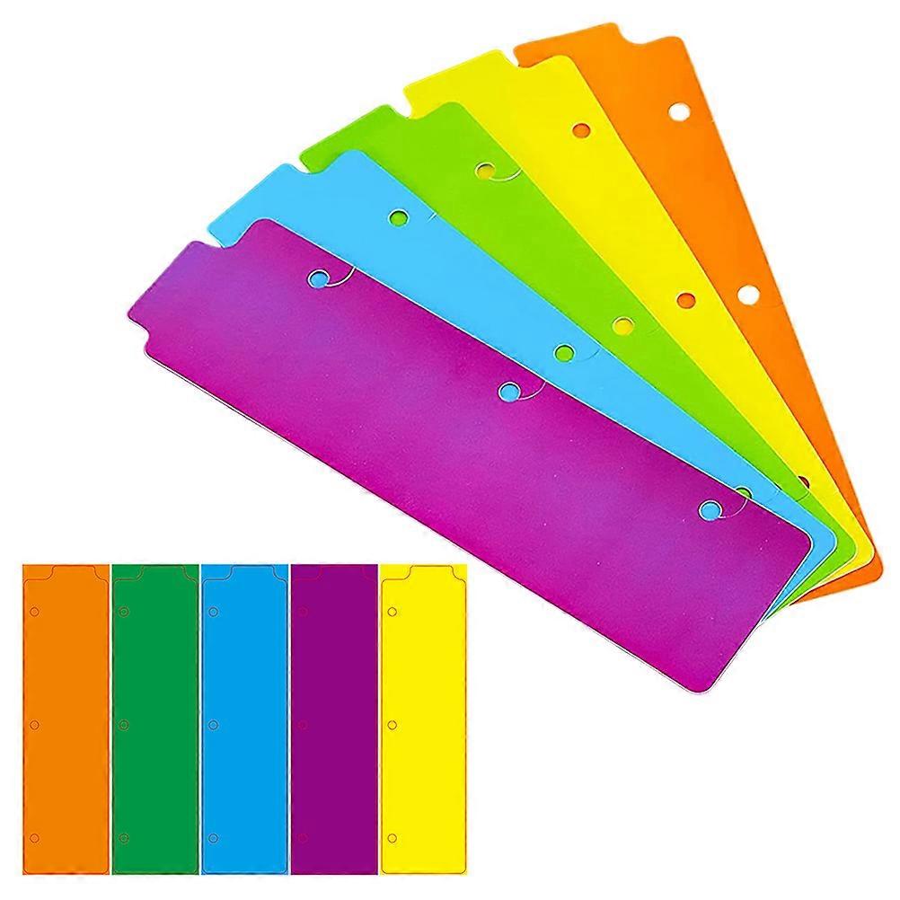 Colored Binder Dividers for Mini Binders Easy Manageable Page Markers for Notebooks, Scrapbooks & Organizers Ideal for School, Office & Home Use