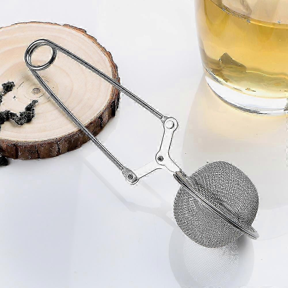 Tea Infuser Handle Tea Ball Sphere Mesh Tea Strainer Coffee Herb Spice Filter Diffuser Kitchen Gadge hwy