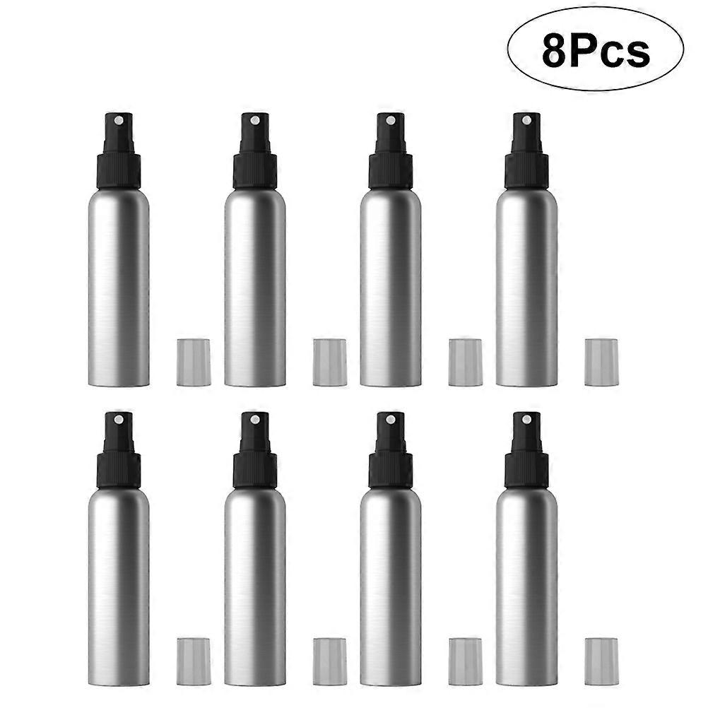 Spray Bottle For Perfume Reusable And Portable Storage Container Black 120ml 8Pcs