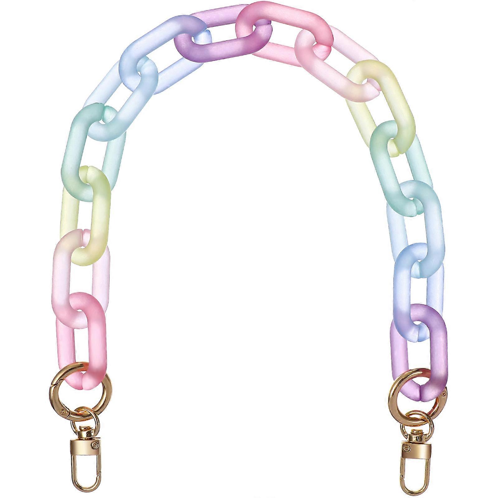 Purse Chain Strap Accessory Durable Handbag Shoulder Bag Easy to Install Alloy 40x1.9x0.5cm 1Pack