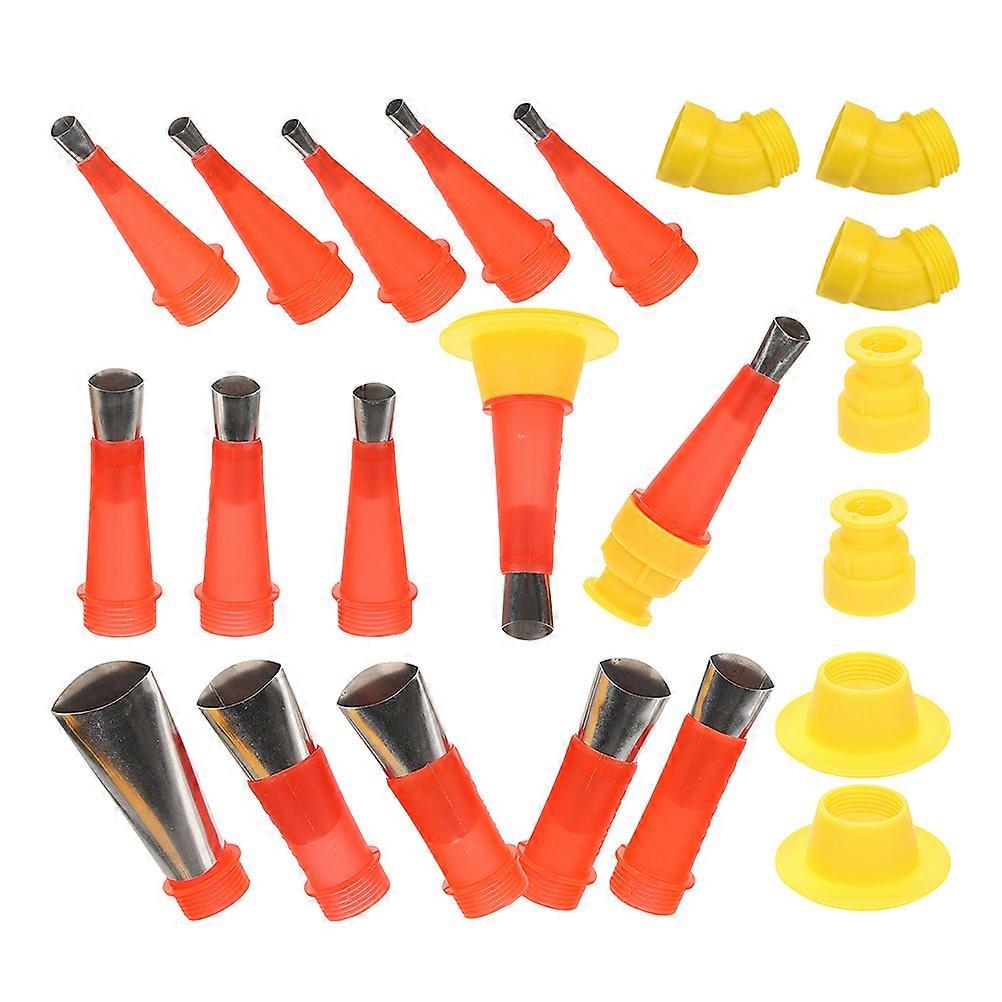 Reusable Caulking Nozzle Set with Base and Cover – Durable Silicone Applicator Kit for Home Repairs and Maintenance – Easy to Clean Tools for