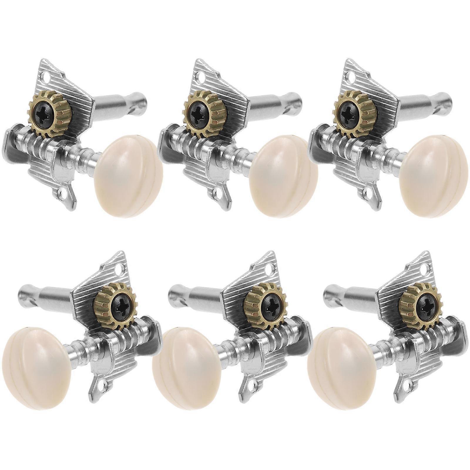 6pcs Durable Guitar Tuning Pegs for Precise Tuning – Compatible with Various Acoustic Guitars, Suitable for Beginners and Professionals
