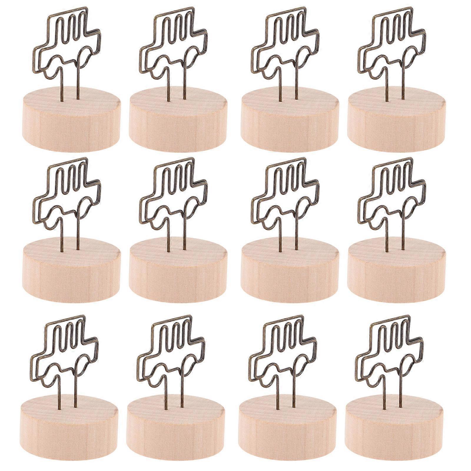 Photo Holder Stand Memo Clip Home Party Style Car Shaped 2.36X1.57X1.57in Decoration 12Pcs