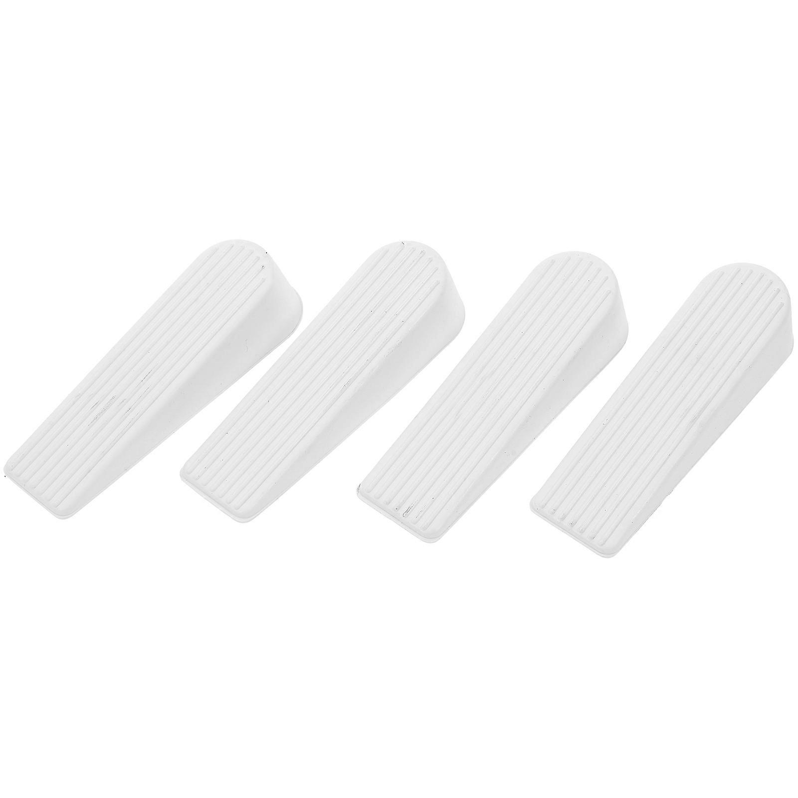 Door Stopper Floor Door Stops Rubber Noise Blocking Vibration Reduction Home Use 4Set