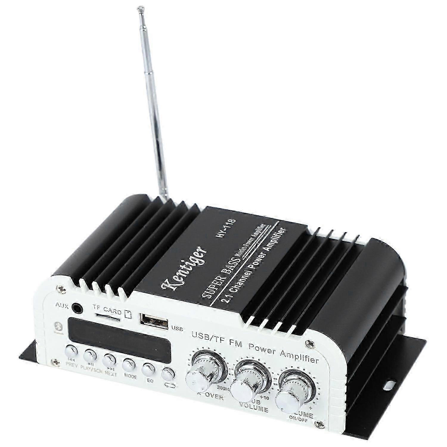 Kentiger 4 Channel Output Subwoofer Tf \ usb \ fm Amplificateur de puissance audio