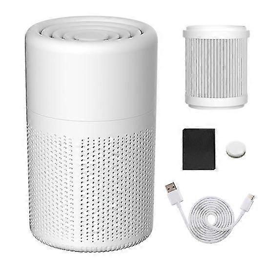 Intelligent Household Air Purifier Efficient Filtration Plug-Play Energy-saving Low Noise Indoor Desktop Smart Auto Mode Purifier