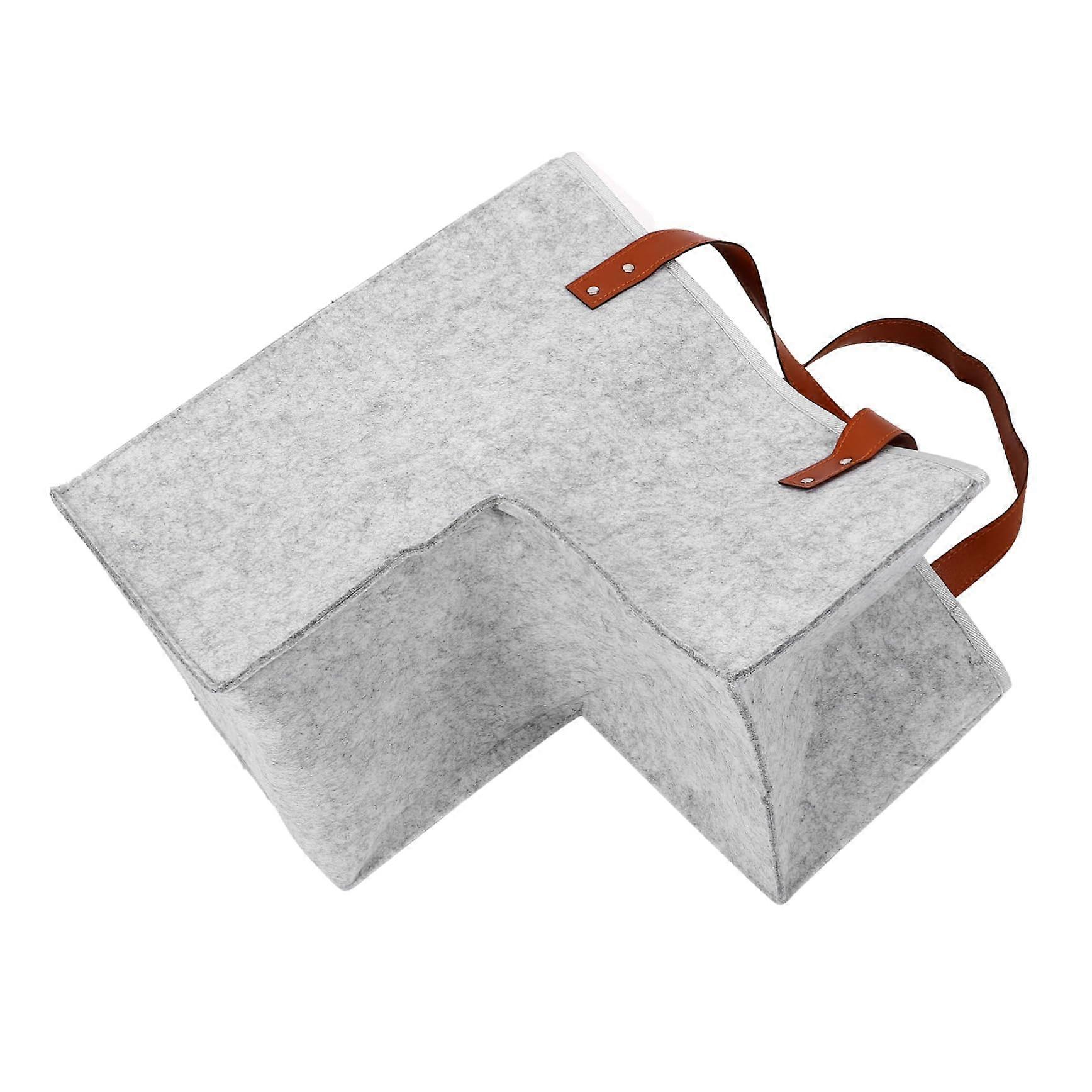 Foldable Basket, Storage Space Under Stairs, Storage Container, Light Grey