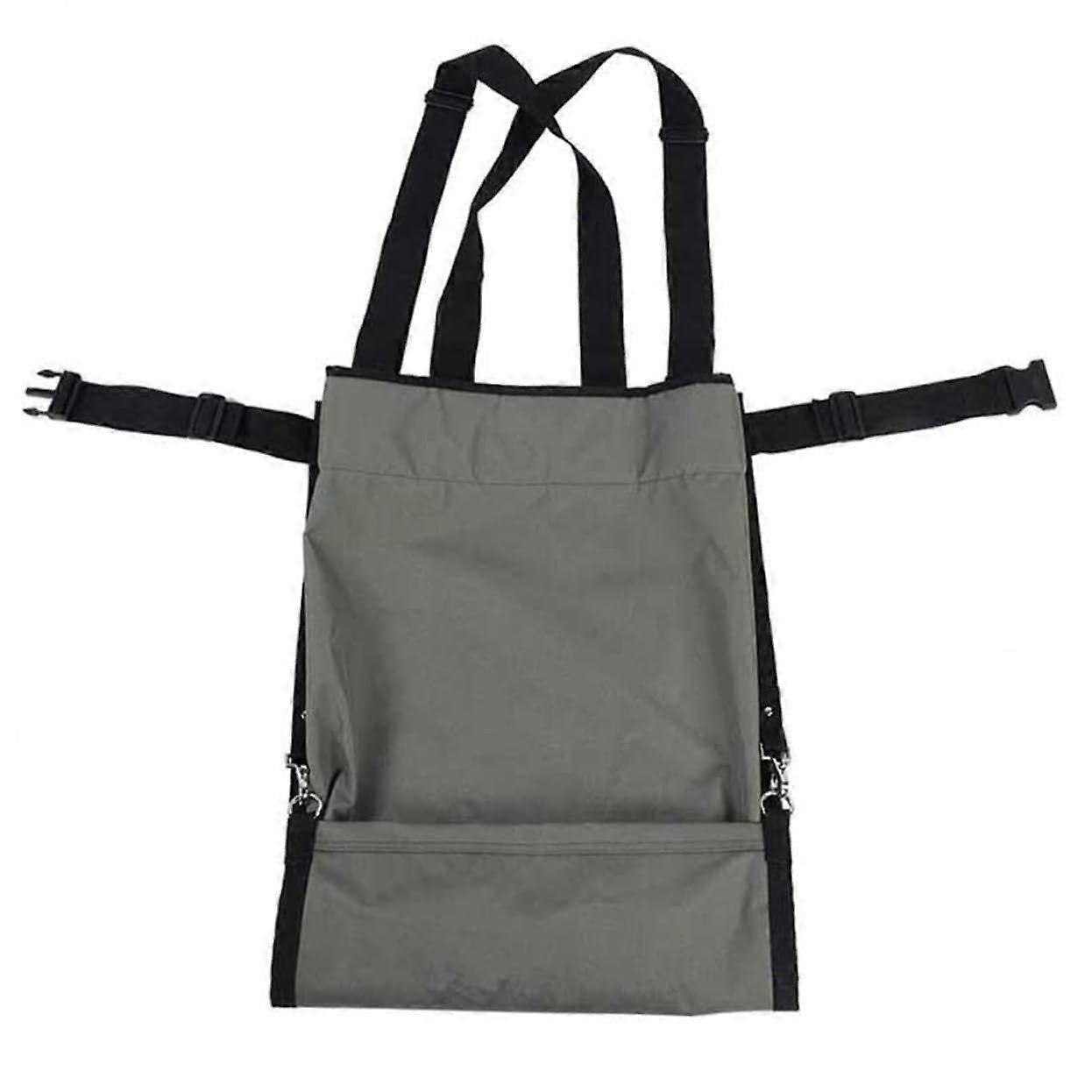 1pc Fruit Vegetable Picking Bag Versatile Picking Apron Adjustable Garden Harvest Storage Bag, gray Ref: 1412