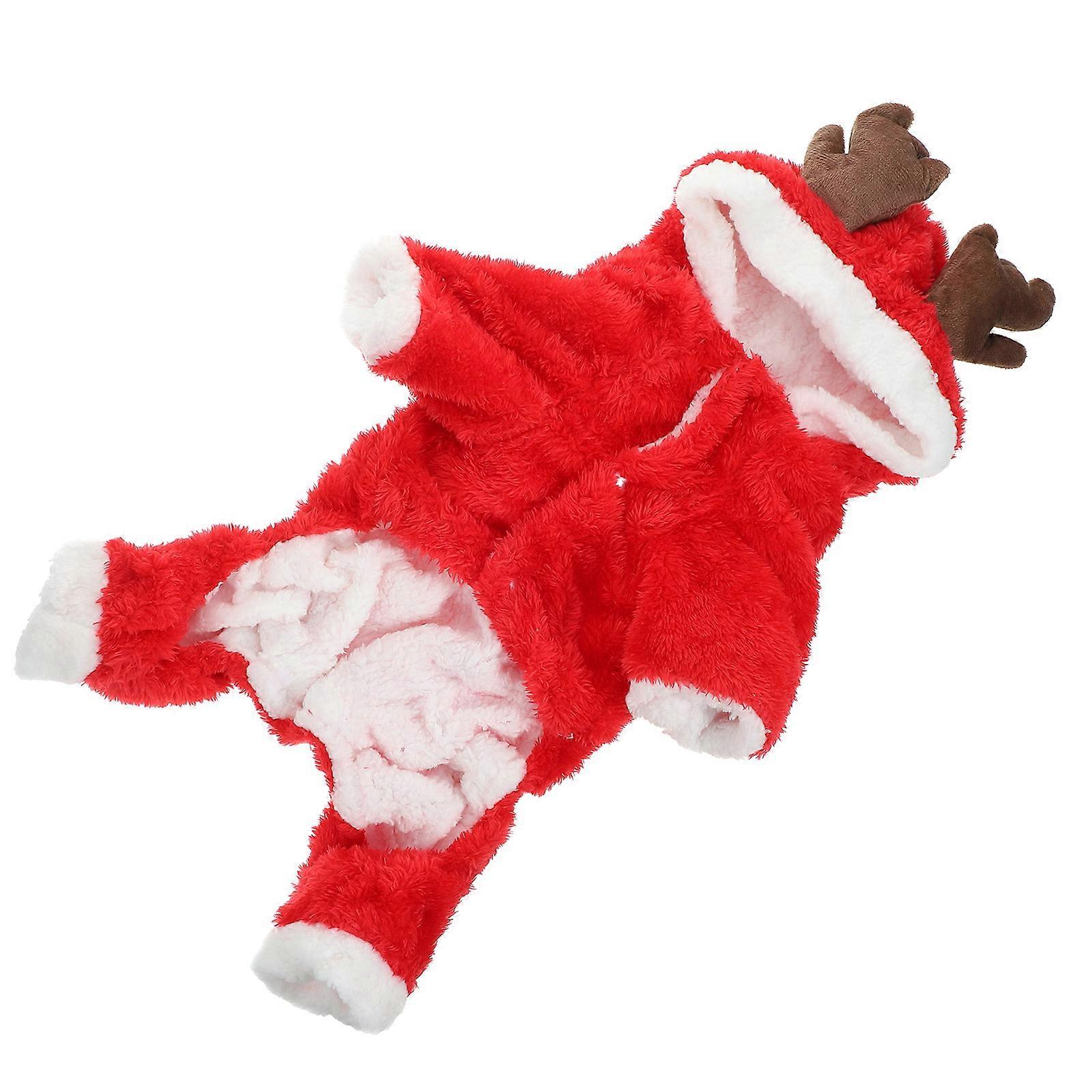 Here's a refined and engaging product description based on your input:
**Adorable Cartoon Hoodie for Dogs and Cats – Christmas Elk Costume