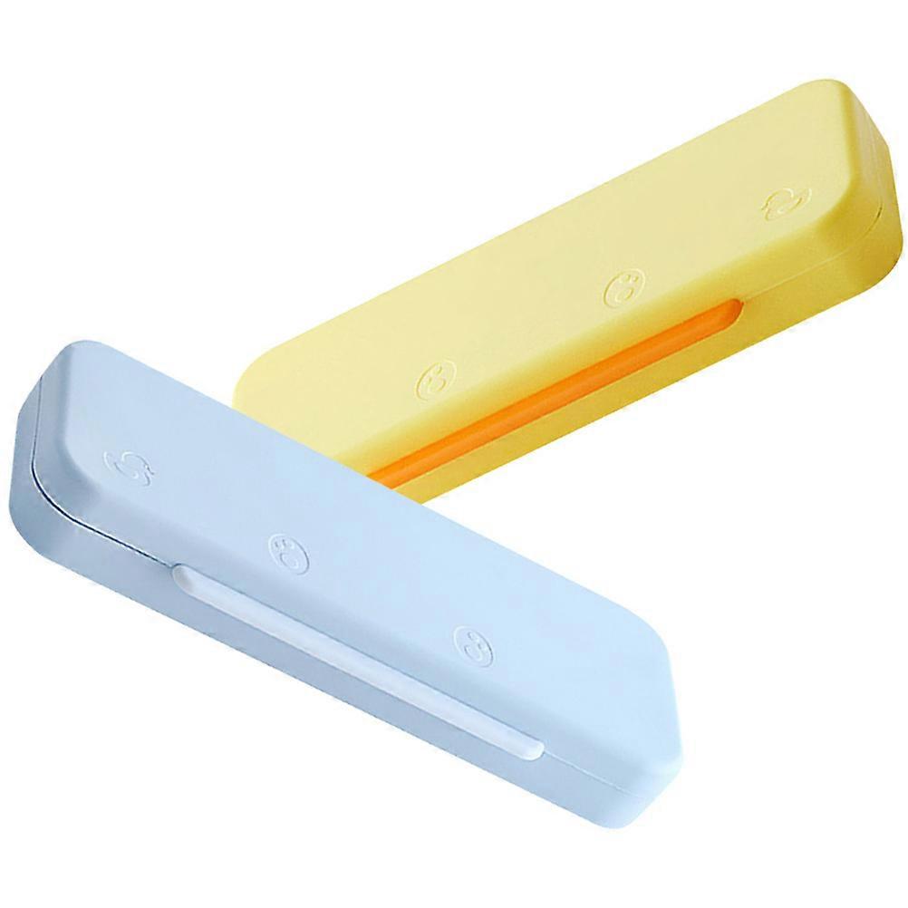 Student Pencil Box PP Material for Storage Double Layer 2Pcs Set
