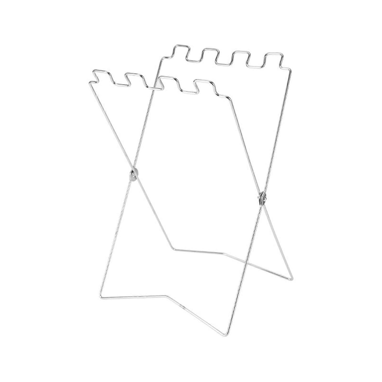 Practical foldable waste bag holder folded trash bag stand for outdoor use open