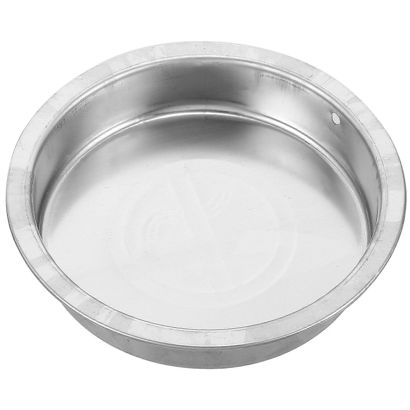Outdoor Ashtray Replacement for Trash Can Accessory Silver Round Simple Design Disposal 1Set