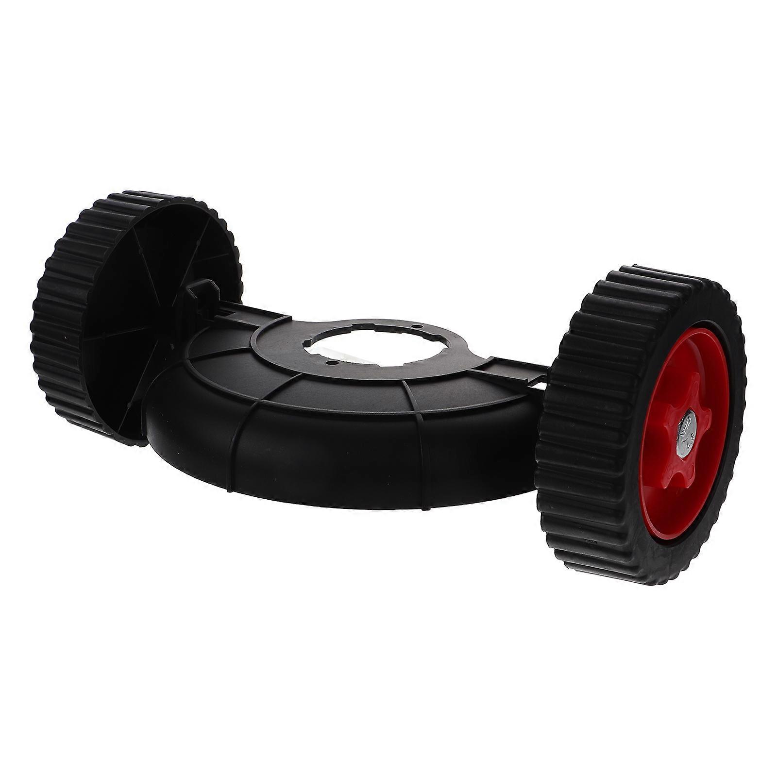 Small Caster Wheels Replacement Lawn Mower Support Wheel Outdoor Use 1Set