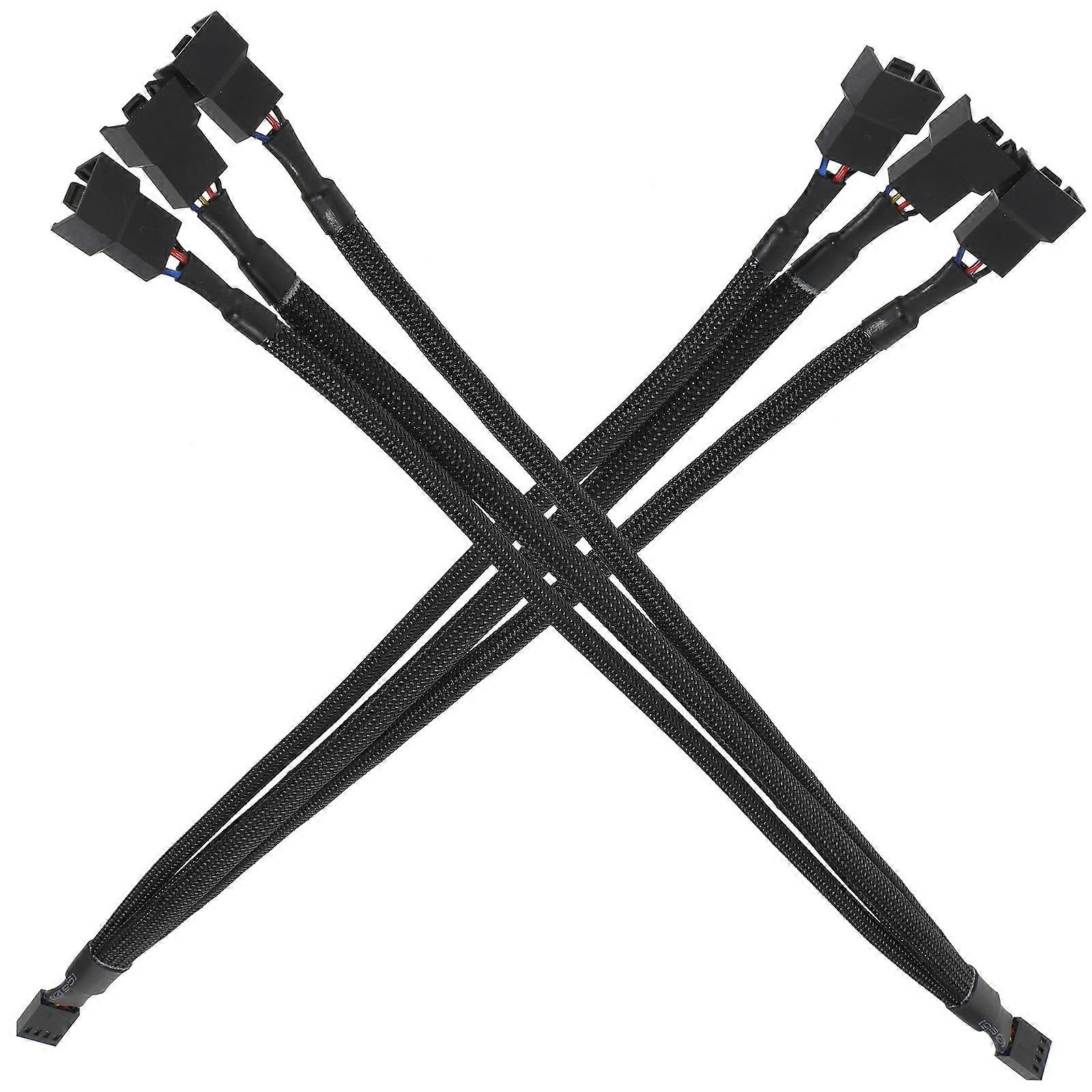 Pc Fan Splitter Computer Components 32.8X4.20X1.10CM Cooling System Support 2Pack