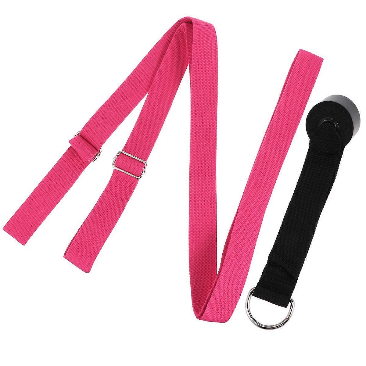 Elastic Resistance Band Yoga Resistance Band Rosy Color For Home Workout Ballet Dancer 300x3.8x1cm Stretching 1 Set