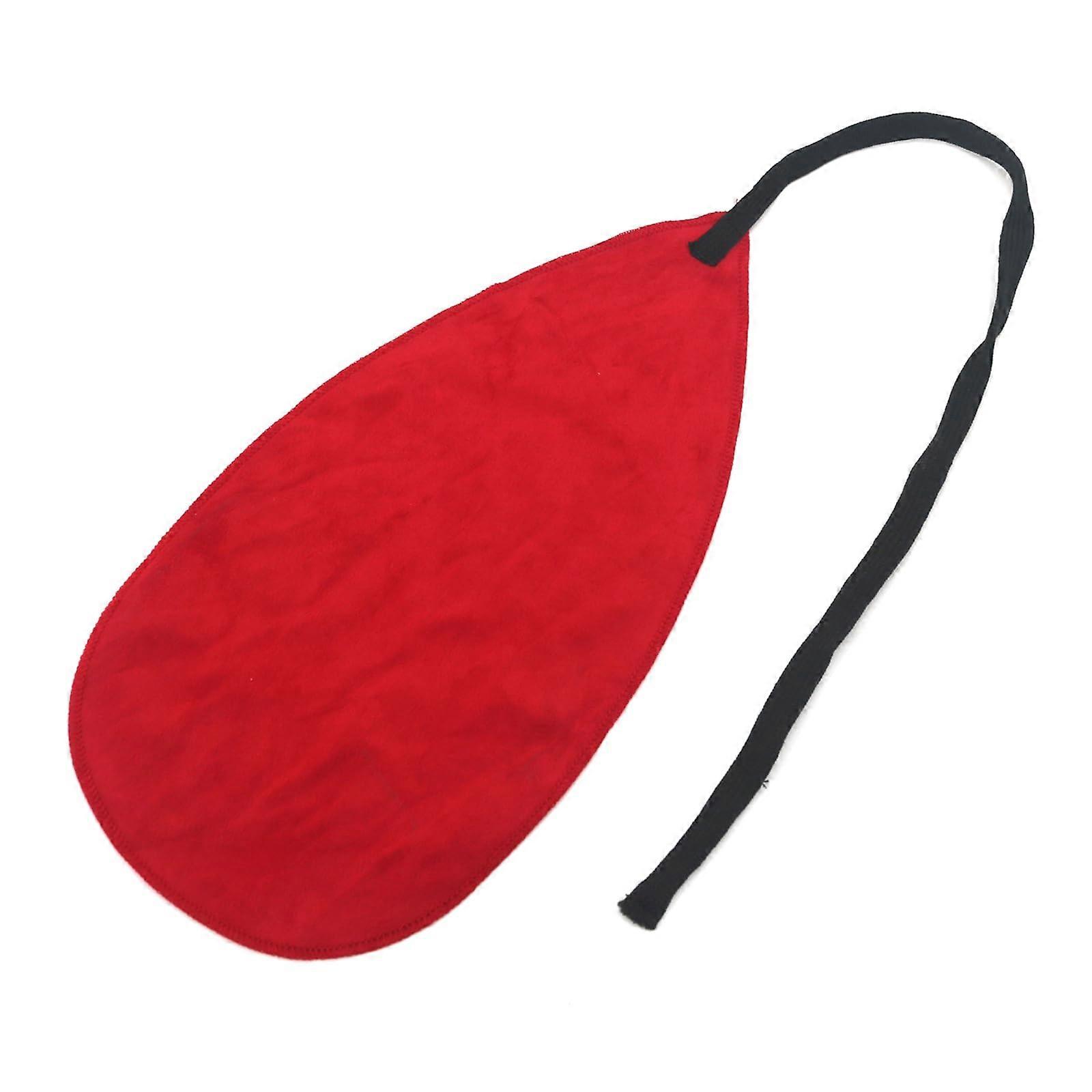 Saxophone reed cleaning cloth, swab, pullthrough cloth, clarinet cleaning swab, saxophone instrument cleaner red