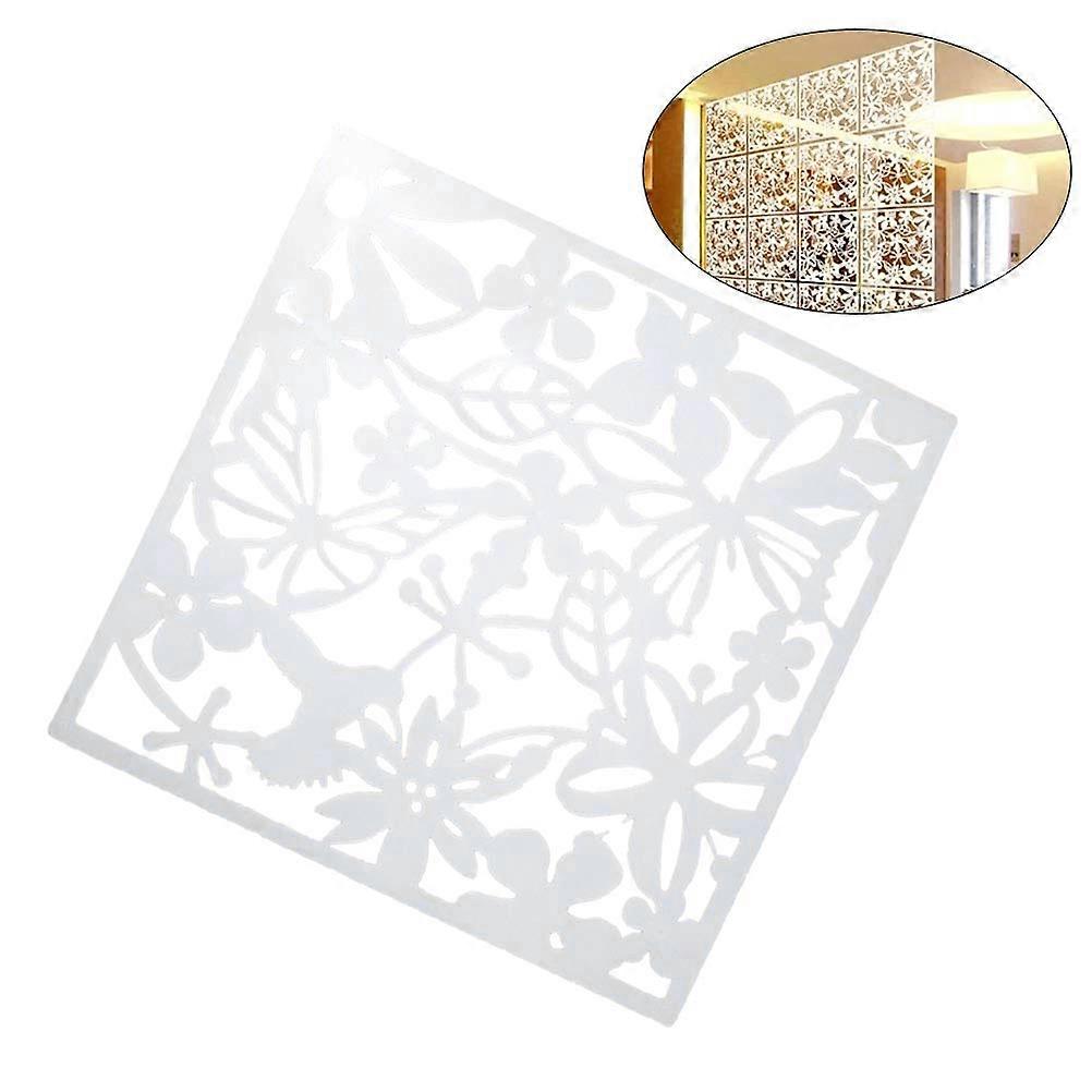 12pcs Hanging Partition Wall Shield Minimalist Living Room Bedroom Background Decorative Screens Shield (White and Black)