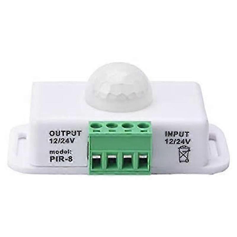 PIR Infrared Motion Sensor Detector, DC 12V-24V Strip Light Motion Sensor Switch, Suitable for Cupboard Cabinet