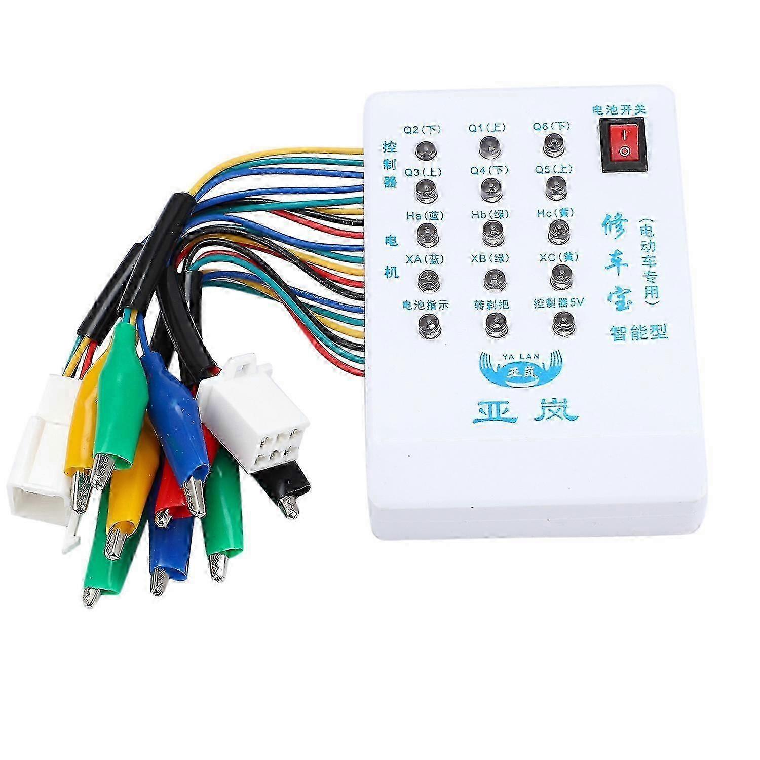 Brushless Motor Controller Tester for Electric Cars, E-Bikes, and Scooters, 24V to 72V Testing Device