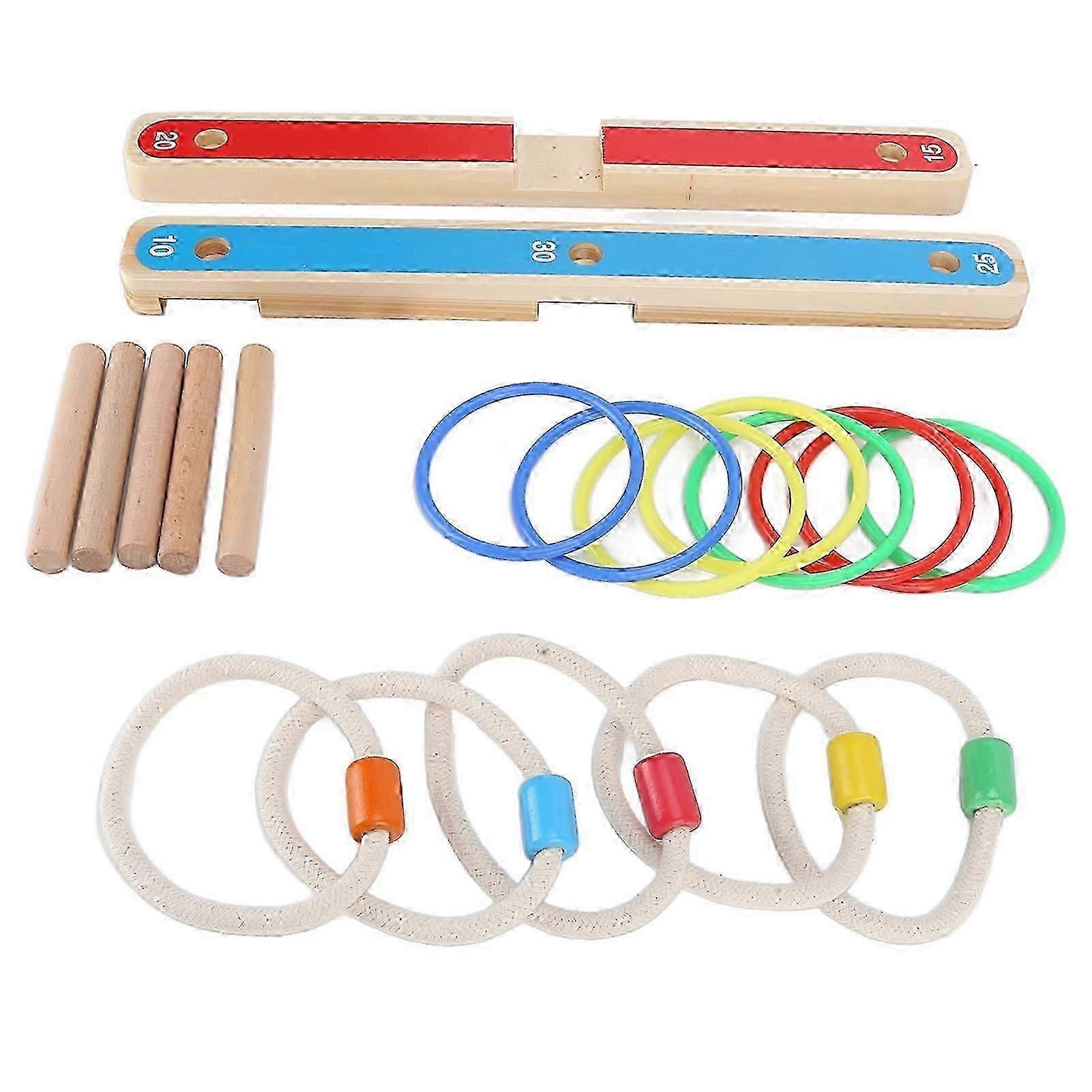 Outdoor Ring Toss Game Set for Children and Adults