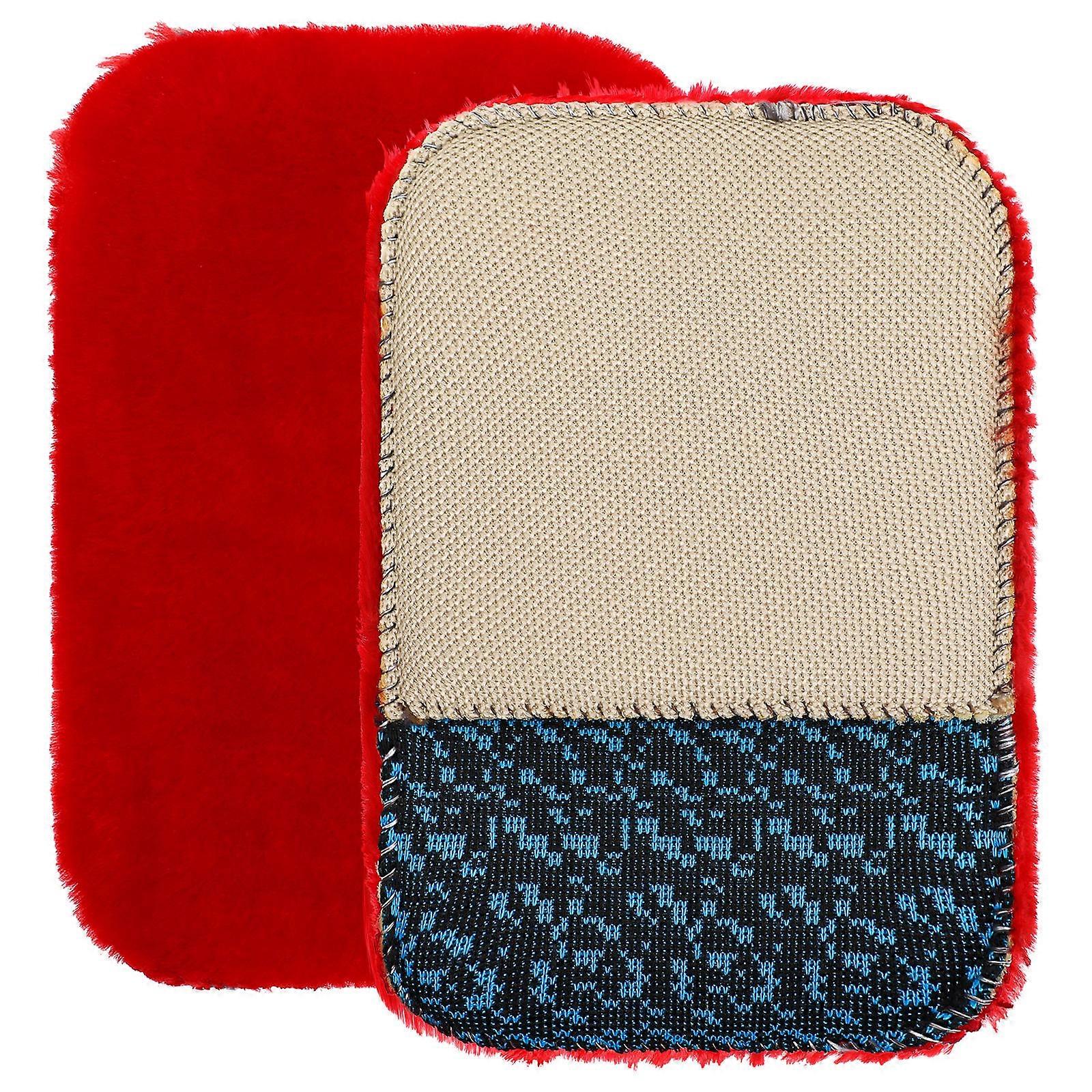 ぬいぐるみ靴磨き手袋多機能クリーニングワイプ耐久性があり、靴の取り外しと研磨に快適ランダムな色