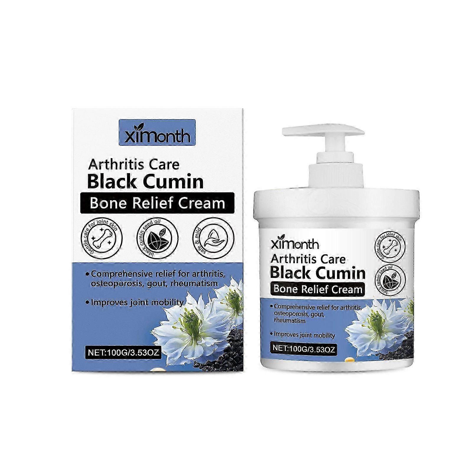 Black Cumin Joint Cream, Black Cumin Joint Massage Cream, Arthritis Care Black Cumin Bone Relief Cream for Back, Neck, Hands, Knees