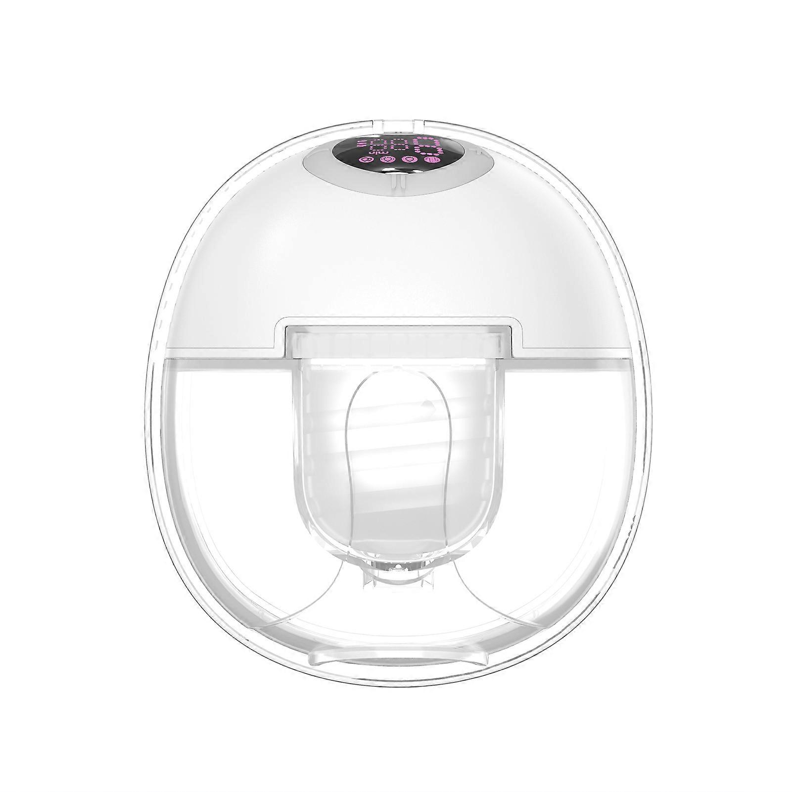 Wearable Breast Pump for Breastfeeding Portable Electric Breast Pump Hands Free 4 Modes 9 Suction Level Low Noise 180ml Capacity with Memory & Pause